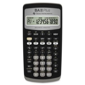 CFA financial calculator BA II Plus